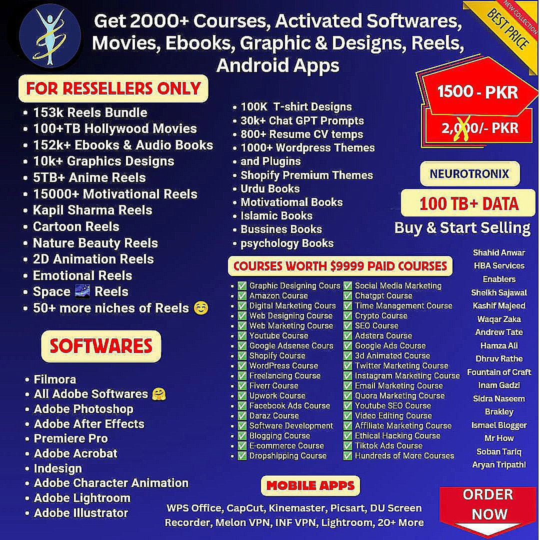 Reseller Mega Bundle - 100TB+ Data - My Store
