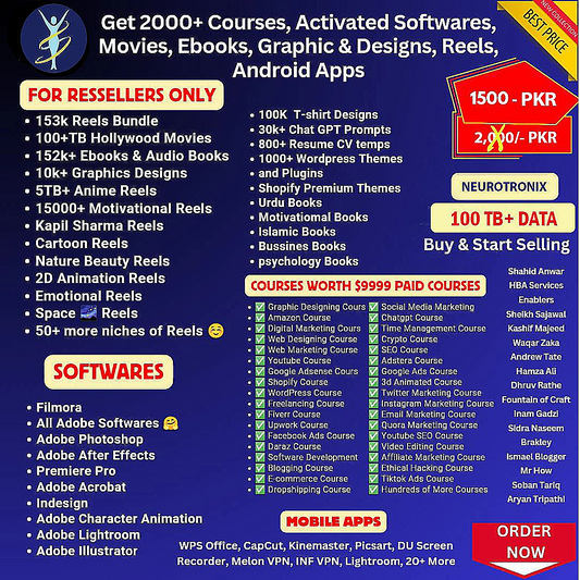 Reseller Mega Bundle - 100TB+ Data - My Store